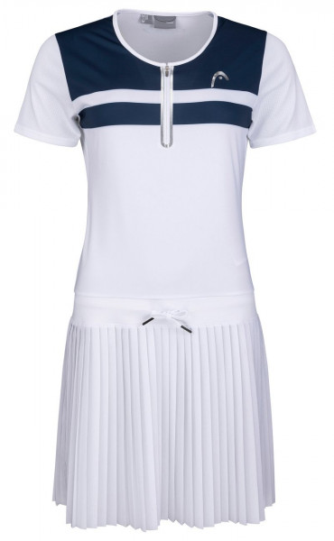 Női teniszruha Head Performance Dress W - white/print performance