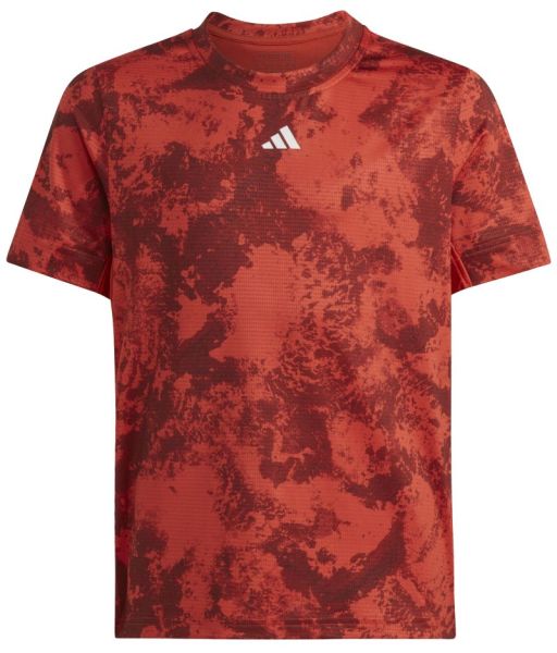 T-shirt pour garçons Adidas Roland Garros T-Shirt - preloved red