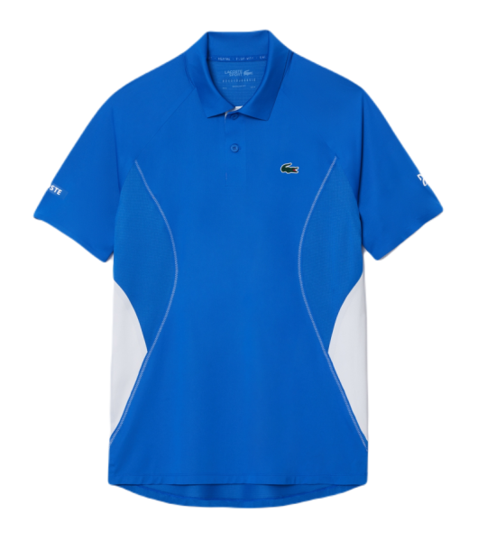 Meeste tennisepolo Lacoste Tennis x Novak Djokovic Ultra-Dry Polo - ladigue blue