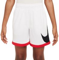 Pantaloncini per ragazzi Nike Kids Dri-Fit Multi+ Swoosh - Bianco