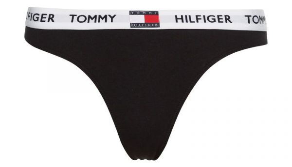 Kalhotky Tommy Hilfiger Thong 1P - black