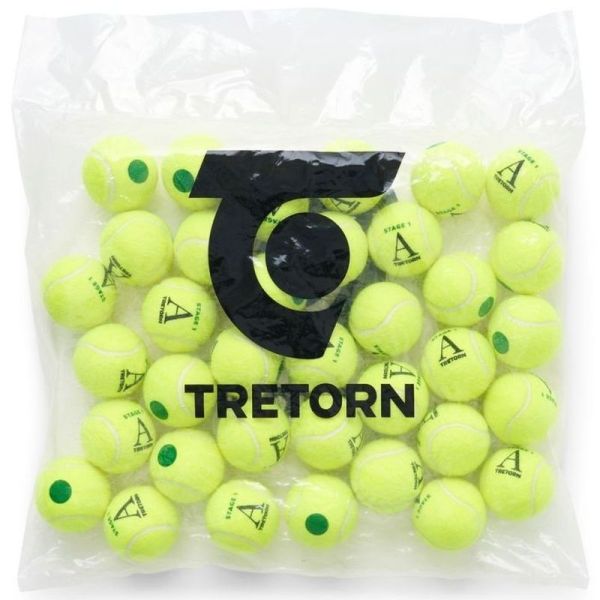 Junioren-Tennisbälle Tretorn Academy Green Bag 36B