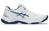 Men's badminton/squash shoes Asics Netburner Ballistic FF 3 - white/vintage indigo