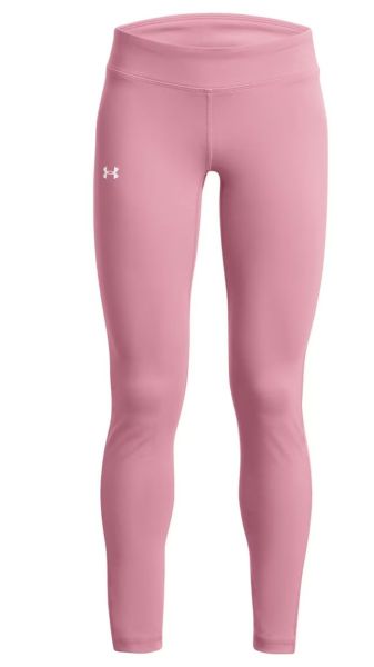 Pantaloni per ragazze Under Armour UA Motion Leggings - pink elixir/white