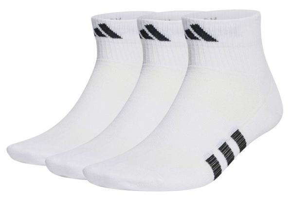 Calcetines de tenis  Adidas Performance Light Mid-Cut 3P - Blanco