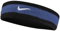 Fascia per la testa Nike Swoosh Headband - black/star blue/white