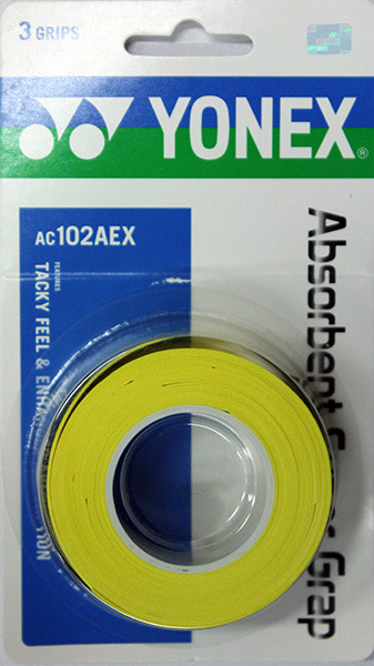  Yonex Absorbent Super Grap 3P - yellow