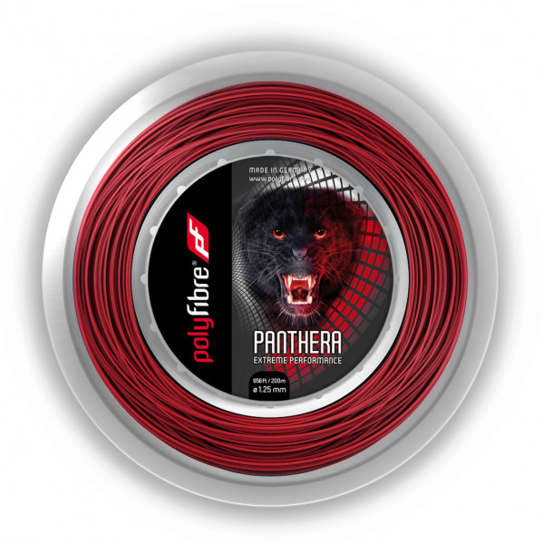 Racordaj tenis Polyfibre Panthera (120 m) - red
