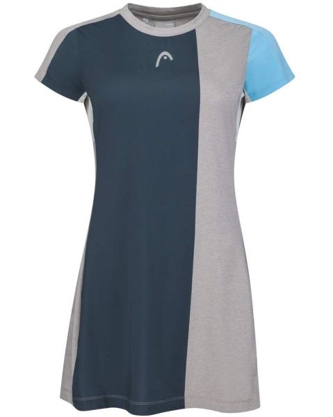 Dámské tenisové šaty Head Padel Tech Dress - grey/navy