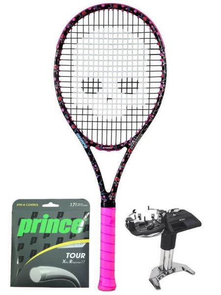 Ρακέτα τένις Prince by Hydrogen Lady Mary 280gr + xορδή + πλέξιμο ρακέτας