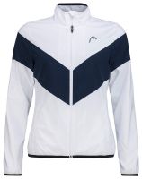 Damen Tennissweatshirt Head Club 22 Jacket W - white/dark blue