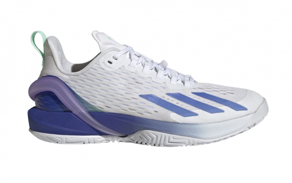 Damen-Tennisschuhe Adidas Adizero Cybersonic W - cloud white/blue fusion/pulse mint