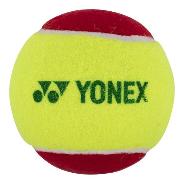 Juniorské tenisové míče Yonex Kids 20 Stage 3 Red 60B
