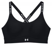 Γυναικεία Μπουστάκι Under Armour Women's UA Infinity Mid Covered Sports Bra - black/white
