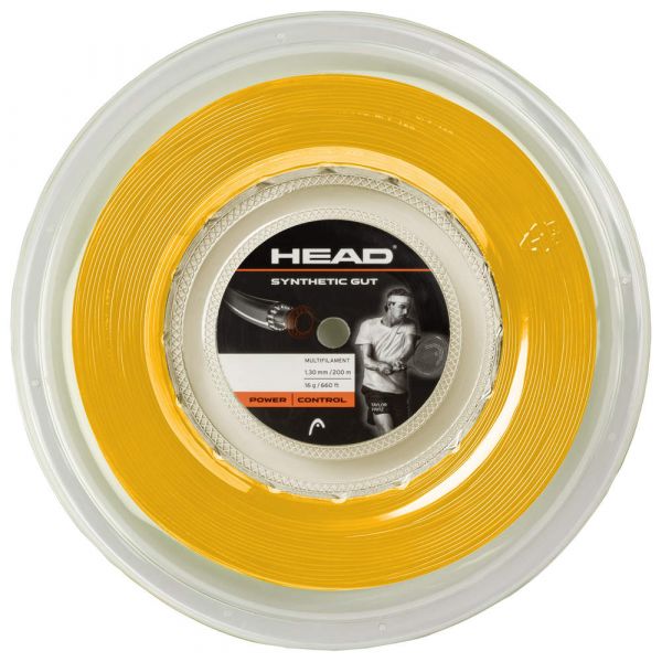Tennisekeeled Head Synthetic Gut (200 m) - gold