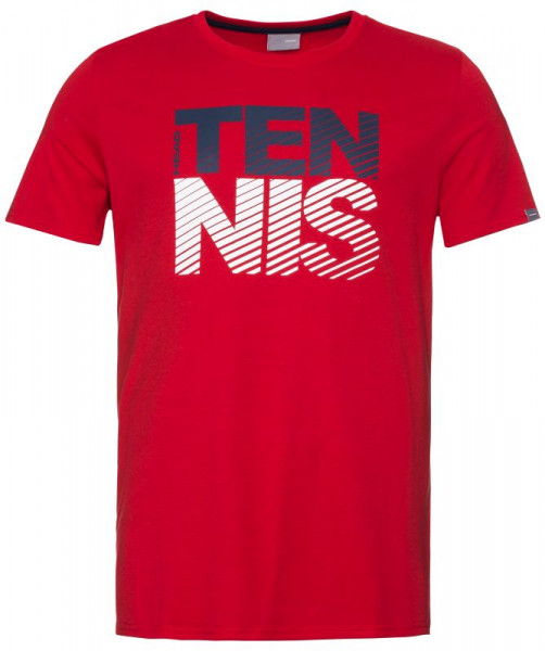 Marškinėliai berniukams Head Club Chris T-Shirt JR - red