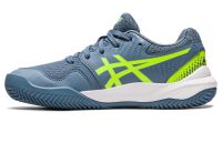 Tenisa kurpes bērniem Asics Gel-Resolution 9 GS Clay - steel blue/hazard green Tenisa kurpes bērniem Asics Gel-Resolution 9 GS Clay - steel blue/hazard green