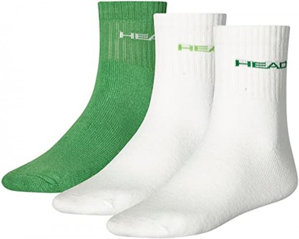 Ponožky Head Crew 3P - green combo