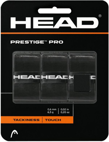 Tenisa overgripu Head Prestige Pro black 3P