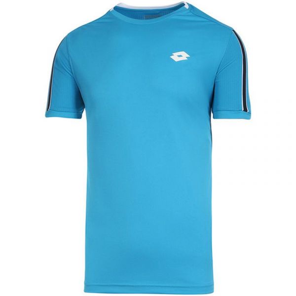 Herren Tennis-T-Shirt Lotto Squadra II Tee - blue bay