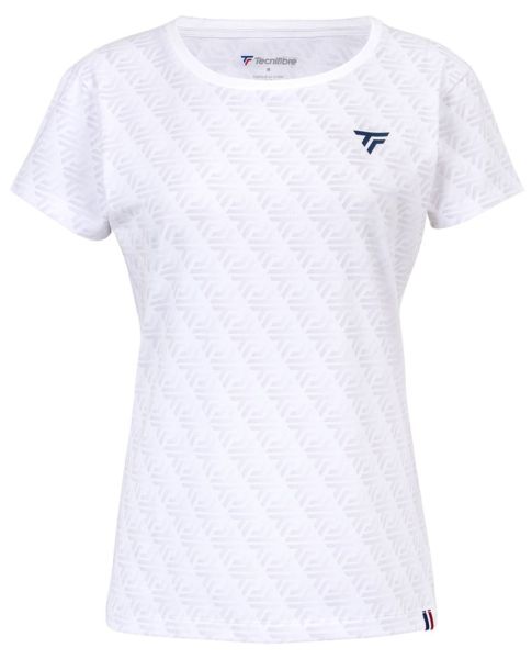 Ženska majica Tecnifibre Women Graphic Stretch - Bijel