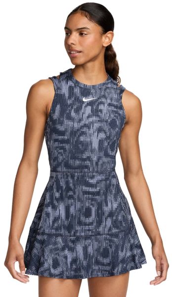 Dámské tenisové šaty Nike Court Dri-Fit Slam RG Tennis Dress - Bílý, Modrý