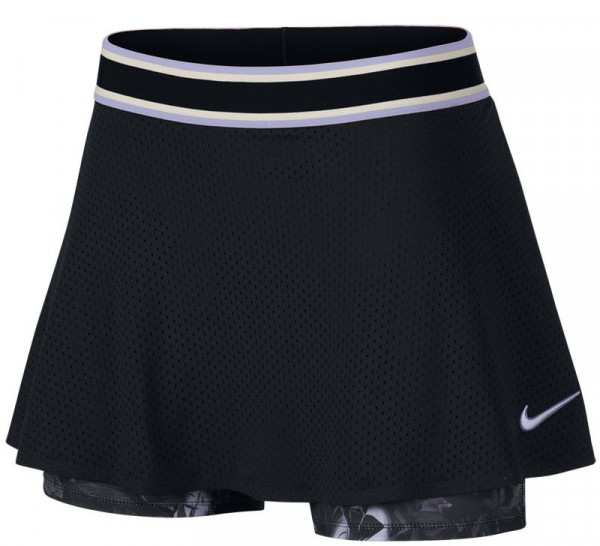  Nike Court Skirt Essential PR - black/oxygen purple