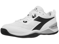 Muške tenisice Diadora Speed Blushield 4 Clay - white/black Muške tenisice Diadora Speed Blushield 4 Clay - white/black