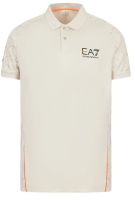 Men's Polo T-shirt EA7 Man Jersey Polo Shirt - rainy day