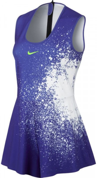  Nike Court Power Dress - white/paramount blue