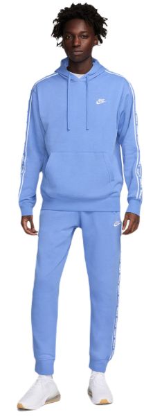 Men's Tracksuit Nike Club Fleece Casual Hoodie Track - Blue