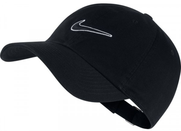 Tenisz sapka Nike H86 Essential Swoosh Cap - black/black