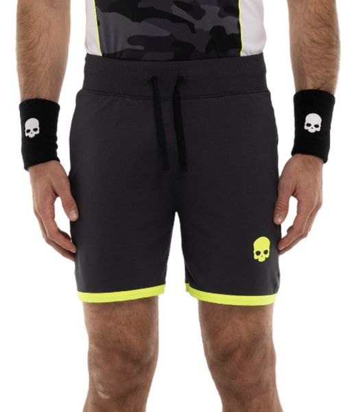 Pantaloni scurți tenis bărbați Hydrogen Camo Tech Shorts - anthracite camouflage/anthracite/yellow
