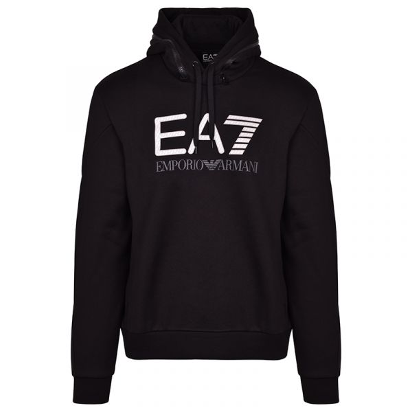 Męska bluza tenisowa EA7 Man Jersey Sweatshirt - black