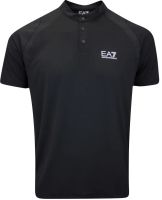 Polo de tennis pour hommes EA7 Man Jersey - Noir