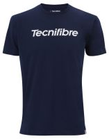Teniso marškinėliai vyrams Tecnifibre Club Cotton Tee - marine