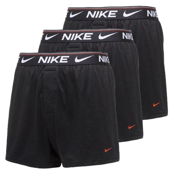 Boxer sportivi da uomo Nike Dri-Fit Ultra Comfort 3P - Nero