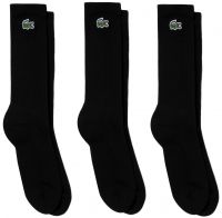 Teniso kojinės Lacoste Sport High Cut Socks 3P - black/black/black