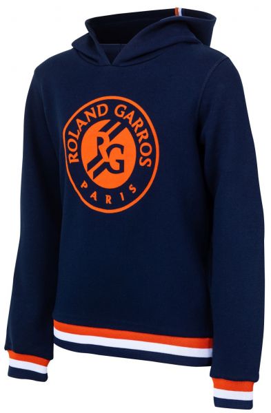 Jungen Sweatshirt  Roland Garros Sweat Capuche Big Logo K - marine