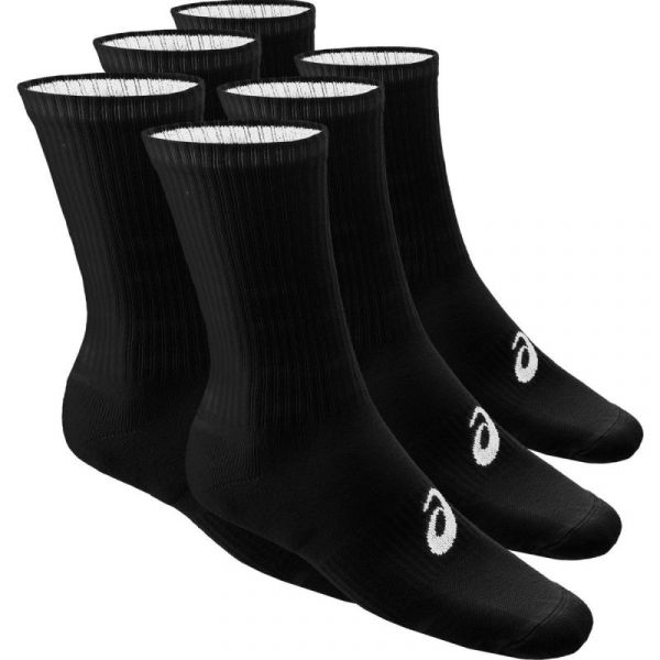 Tenisa zeķes Asics 6PPK Crew Sock - performance black