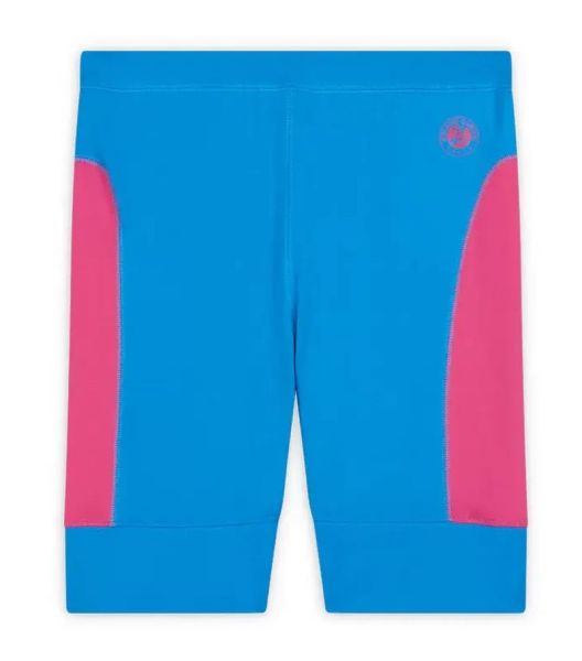 Ženske kratke hlače Roland Garros Savannah Pop Energy Legging Short - Plavi