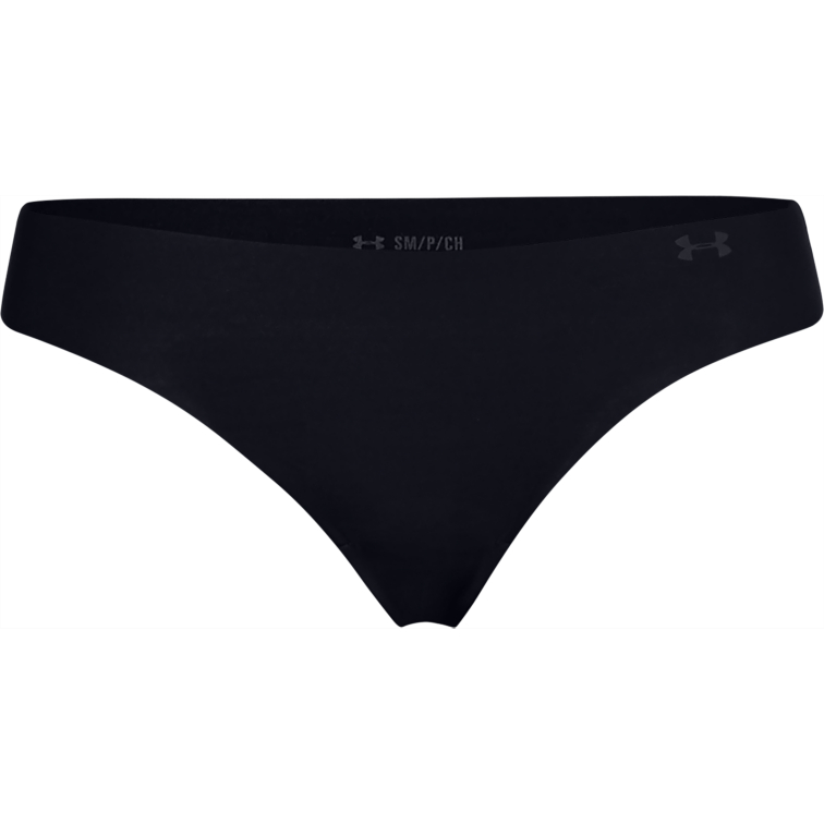 Under Armour Ps Thong Women's Seamless Underwear 3 Pack, Black
