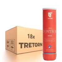Caja de pelotas de tenis Tretorn PZT Serie+ Control (red can) - 18 x 4B