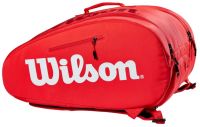Padelio krepšys Wilson Padel Super Tour Bag 2022 - red/white