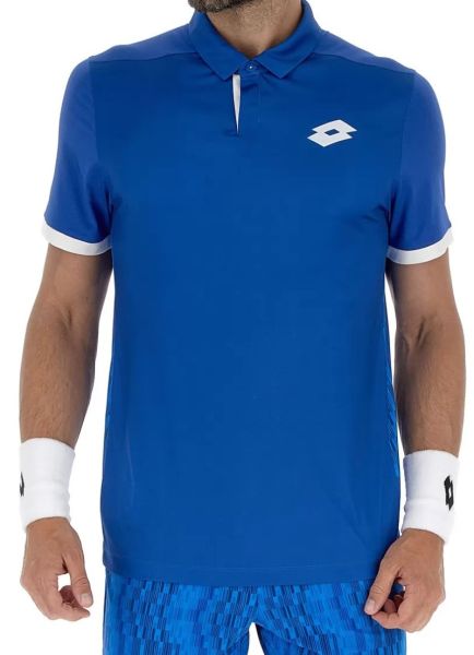 Men's Polo T-shirt Lotto Tech IV D3 - Blue