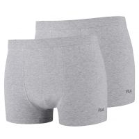 Męskie bokserki sportowe Fila Underwear Man Boxer 2P - grey