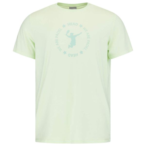 Camiseta para hombre Head We Are Padel T-Shirt - light green