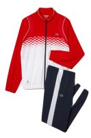 Férfi tenisz melegítő Dres tenisowy Lacoste Tennis x Daniil Medvedev Jogger Set - red/white/red/white/blue # M