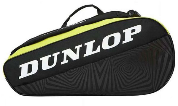Τσάντα τένις Dunlop Termobag SX Club 3 RKT - black/yellow