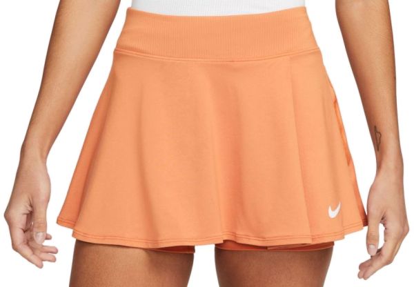 Damska spódniczka tenisowa Nike Dri-Fit Club Skirt - hot curry/white